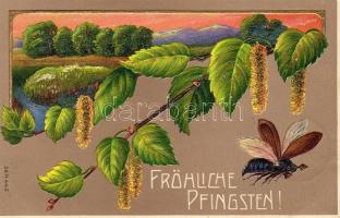 Dombor litho üdvözlőlap