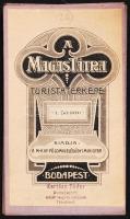 cca 1910 A Magas Tátra vászon turistatérképe nagyon szép  állapotban / Canvas map of the Tatra 50x70...