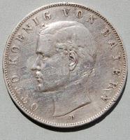 D.Reich/Bajorország 1908. 3M Ag Otto T:3