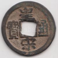 Kínai Császárság / Jen-Tsung 1023-1063. 1 Cash "Huang Sung T'ung Pao" T:2- China / Jen-Tsung 1023-1063. 1 Cash "Huang Sung T'ung Pao" C:VF