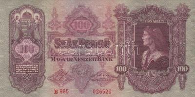 1930. 100P (3x) egymásutáni sorszámmal T:I