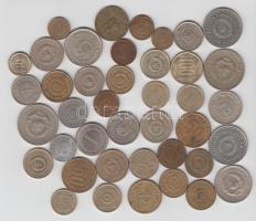 Jugoszlávia 1953-2002. 41db-os fémpénz gyűjtemény csak klf darabokkal! T:vegyes Yugoslavia 1953-2002. 41 pieces ov different coins C:Mixed