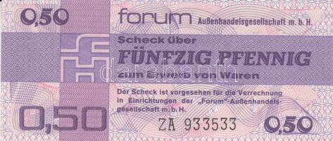 NDK / Forum Aussenhandelgesellschaft 1979. 50Pf "ZA" T:I GDR / Foreign Exchange Certificates 1979. 50 Pfennig "ZA" C:UNC