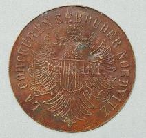 Ausztria cca. 1870. "...Gebrüder Nordwitz" tréfás gúnyérme Br T:2/3 ü