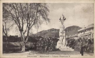 Chiavari monument of Victor Emanuel II