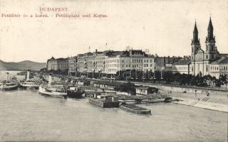 Budapest V. Petőfi tér, korzó