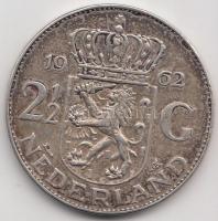 Hollandia 1962. 2 1/2G Ag "Julianna" T:2
Netherlands 1962. 2 1/2 Gulden Ag "Juliana&q...