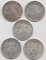 1992. 200Ft Ag "MNB" (5x) T:2