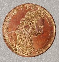 Ausztria 1915. 4D Br utánveret T:2 pici ph.