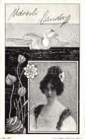 1899 Art Nouveau, lady