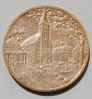 1920-as évek "A Falu - Országos Szövetség" Br plakett szign:Berán L. T:2 R!