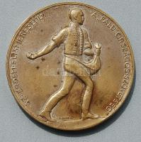 1920-as évek "A Falu - Országos Szövetség" Br plakett szign:Berán L. T:2 R!