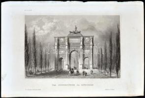 cca 1850 60db acélmetszet német és osztrák városokról, tájakról / 
60 steel engravings of German and...