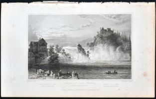 cca 1850 60db acélmetszet német és osztrák városokról, tájakról / 
60 steel engravings of German and...