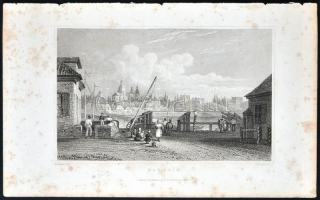 cca 1850 60db acélmetszet német és osztrák városokról, tájakról / 
60 steel engravings of German and...