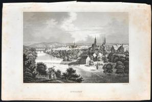 cca 1850 60db acélmetszet német és osztrák városokról, tájakról / 
60 steel engravings of German and...