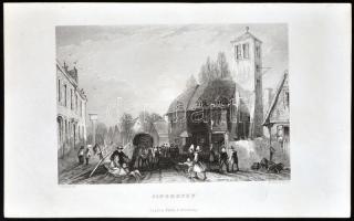 cca 1850 60db acélmetszet német és osztrák városokról, tájakról / 
60 steel engravings of German and...