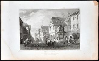 cca 1850 60db acélmetszet német és osztrák városokról, tájakról / 
60 steel engravings of German and...