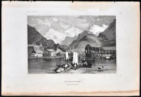 cca 1850 60db acélmetszet német és osztrák városokról, tájakról / 
60 steel engravings of German and...