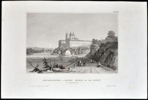 cca 1850 60db acélmetszet német és osztrák városokról, tájakról / 
60 steel engravings of German and...