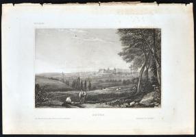 cca 1850 60db acélmetszet német és osztrák városokról, tájakról / 
60 steel engravings of German and...