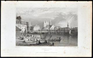 cca 1850 60db acélmetszet német és osztrák városokról, tájakról / 
60 steel engravings of German and...