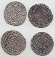 4db Denár az 1500-as évekből T:2-