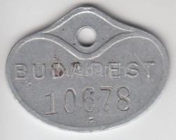 1948. Ebvédjegy Budapest sorszámozott Al T:2-