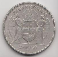 1930. 5P Ag "Horthy-jobbra" T:3