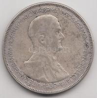 1930. 5P Ag "Horthy-jobbra" T:3