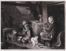 cca 1880 Sir Edwin Henry Landseer (1802-1873) képei nyomán: Kutyák. 22db acélmetszet / 
After Sir Ed...