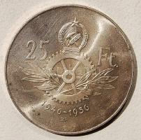 1956. "10 éves a Ft" 25Ft Ag T:1/2 pici f