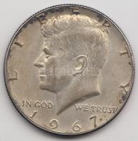 Amerikai Egyesült Államok 1967. 1/2$ Ag "Kennedy" T:2
USA 1967. 1/2 Dollar Ag "Kenned...