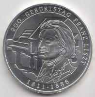 Németország 2011. 10€ Ag "Liszt Ferenc" emléklapban tanúsítvánnyal T:1
Germany 2...