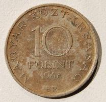 1948. "Széchenyi" 10Ft (Ag) T:2 pici ph.