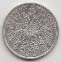 Ausztria 1912. 2K Ag "Ferenc József" T:2 Austria 1912. 2 Corona Ag "Franz Joseph" C:XF