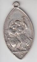 DN. "Regnum Marianum / Sub Patrocinio Sanctorum Angelorum Custodum" ovális fém vallási med...