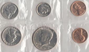 Amerikai Egyesült Államok 1972. 1c-1/2$ 6xklf db (1c 2klf variáns) szettben T:1
USA 1972. 1c-1/2$ 6x...
