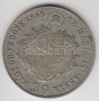 1848KB 20Kr Ag "V. Ferdinánd" T:3