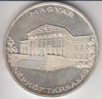 1956. 10Ft Ag "Tízéves a Forint / Magyar Nemzeti Múzeum" T:2,2-