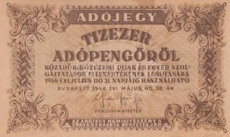 1946. 10.000AP (12x) közte változatok T:vegyes