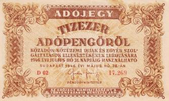 1946. 10.000AP (12x) közte változatok T:vegyes