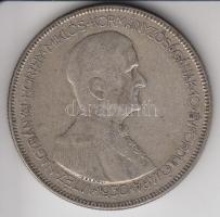 1930. 5P Ag "Horthy-jobbra" T:3