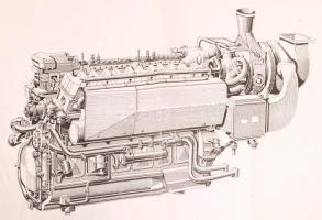 1966 Ganz Mávag alkatrész katalógusa egy motorvonathoz, 79 nagyon szép állapotú, kfl méretű műszaki ...