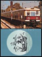 30 db modern, közlekedés motívumú képeslap autó, hajó, repülő, vonat és villamos témában / 30 modern...