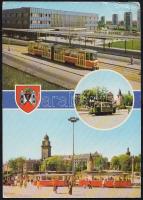 15 db főként modern külföldi városképeslap villamos motívummal / 15 mainly modern foreign postcards ...