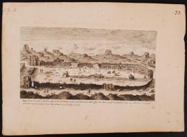 1608 Aegidius Sadeler (1570-1629): Vestitgij del circo di Caracalla vicino alla via Appia et chiesa ...