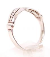 Ezüst (Ag) gyűrű, jelzett / Silver ring netto:2,7 g size: 61