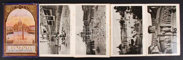 1933 Róma dekoratív képes leporelló füzet