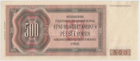 Német 3. Birodalom / Cseh-Morva Protektorátus 1942. 500K T:II
German Third Reich / Protectorate of B...